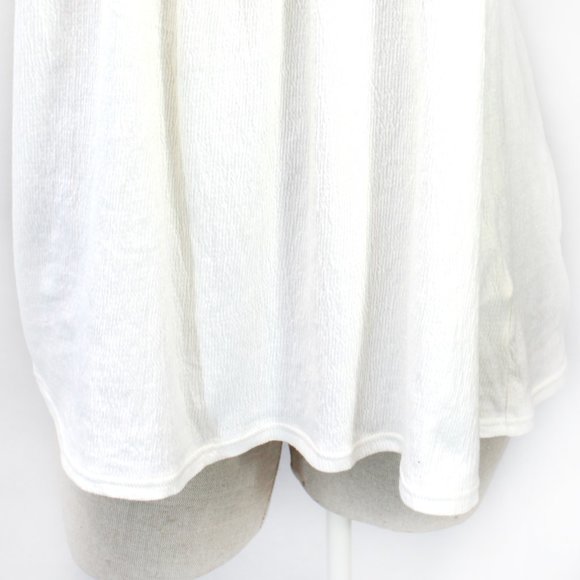 Madewell Plus White Cotton Gauze Peasant Embroidered Square Neck Top Blouse 3X - Picture 7 of 11